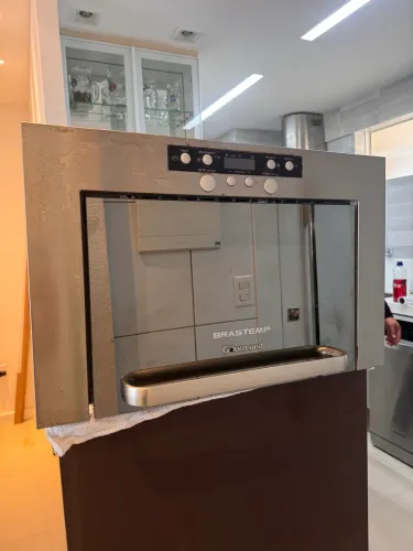 Forno microondas de embutir brastemp gourmand