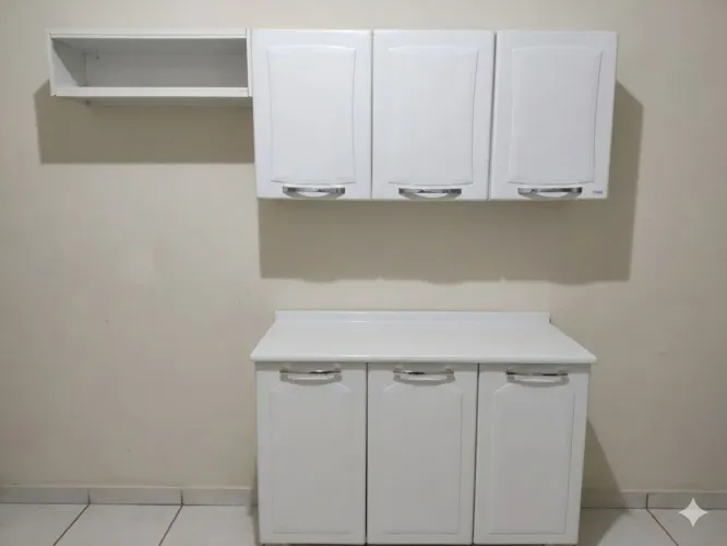 Vendo Armário de Cozinha Modular em Aço (Seminovo) - Excelente Estado!