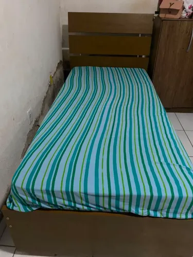 Cama Solteiro + Colchão ortopédico