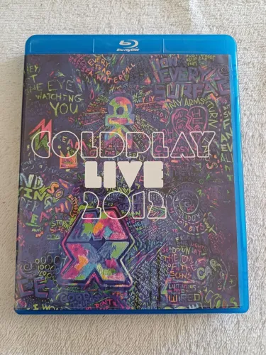 Blu-ray + CD Coldplay - Live 2012 (Edição Dupla Original)