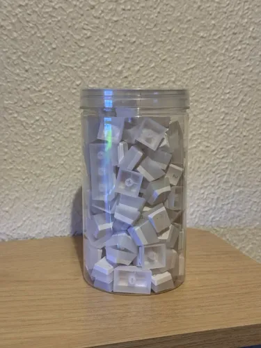 Keycaps Pudding Brancas