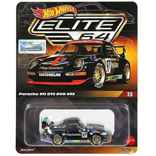 ? Hot Wheels Elite 64 - Porsche 911 GT2 EVO 993 (PlayStation) ?