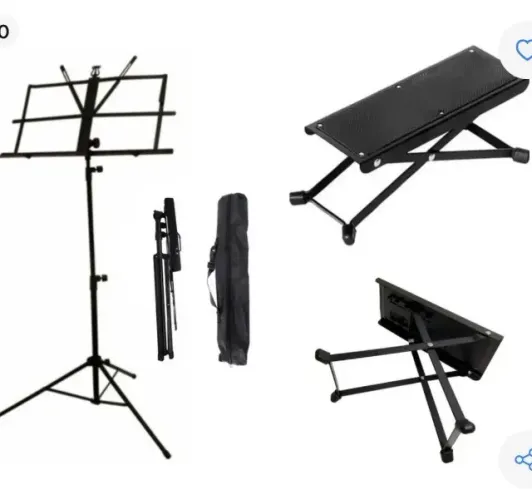 Estante para partitura + acessórios