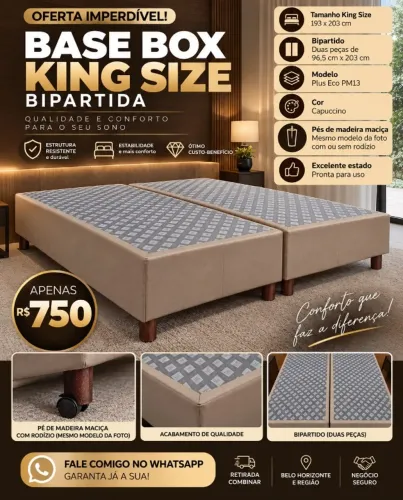 ? VENDO BASE BOX KING BIPARTIDA ?