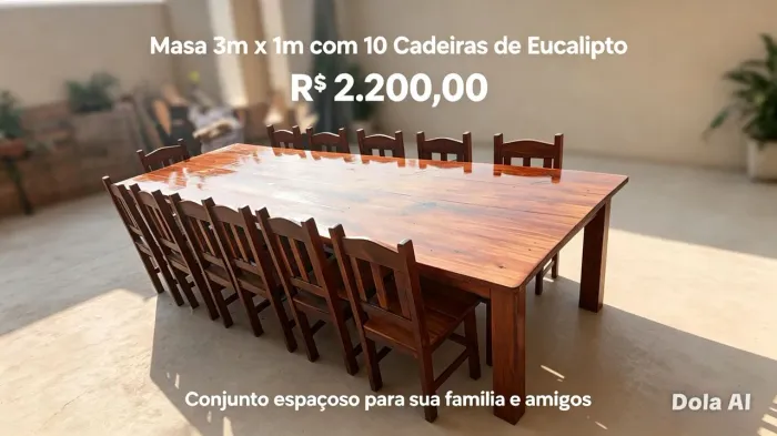 Mesa de 10 lugares