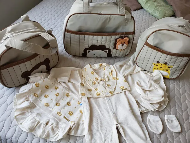 KIT SAIDA MATERNIDADE + BOLSAS