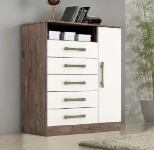 Oferta Black! Comoda Com Sapateira em 100%MDF - Em 10x Cartão -