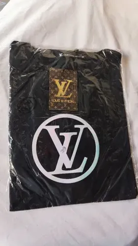 Camisa Louis vuitton GG preta peruana