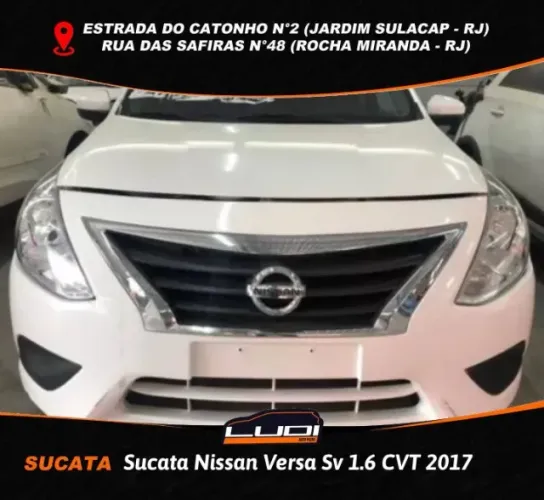 Sucata Nissan Versa Sv 1.6 CVT 2017