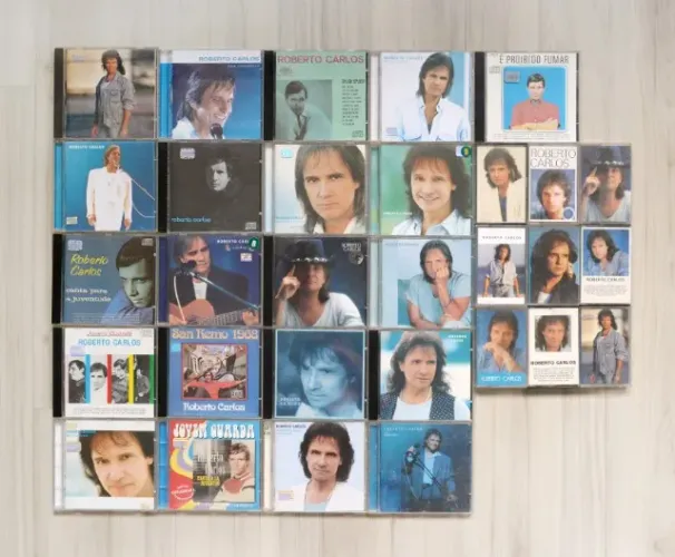 Coleção CDs e K7 Roberto Carlos