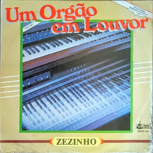 Lp Disco de Vinil Gospel Evangélico Zezinho - Um Órgão Em Louvor