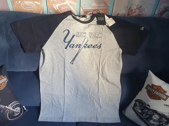 Camisa New Era Original MLB Yankees tam G Nova zerada na etiqueta 