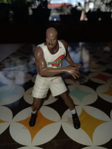 Boneco Charles Barkley Space jam 1 1996 uniforme branco