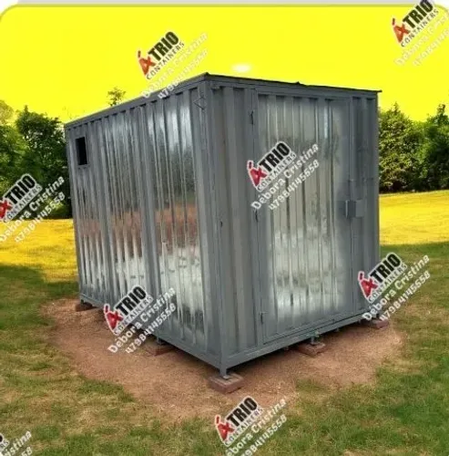 Container 2mt galvanizado ou cor a escolha