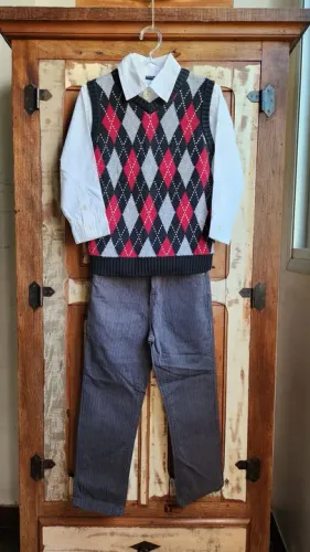 Conjunto Social Calvin Klein Menino