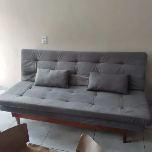 Lindo e Confortável - Sofá cama c/molas - Sofá novo de loja