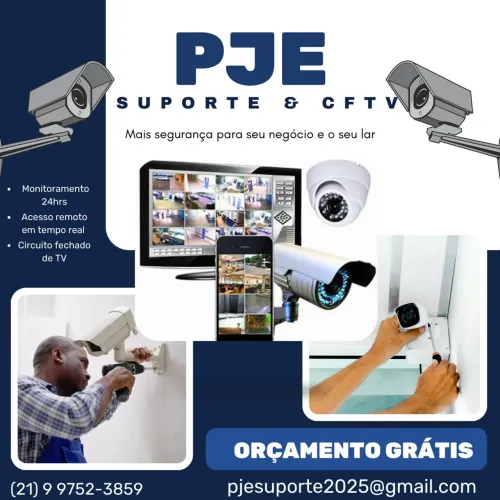 Instalação de câmeras de segurança