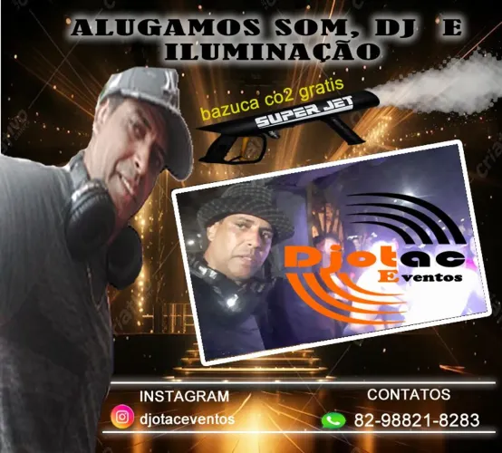 Som e iluminação  e dj