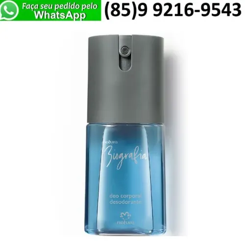 Perfume Deo Corporal Biografia Masculino Natura 100ml