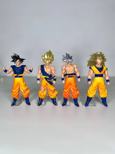 Action figure Dragon Ball Goku 4 formas 10cm