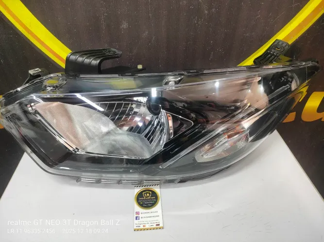 Farol Esquerdo GM Onix e Prisma 2018 2019 LED friso preto Original