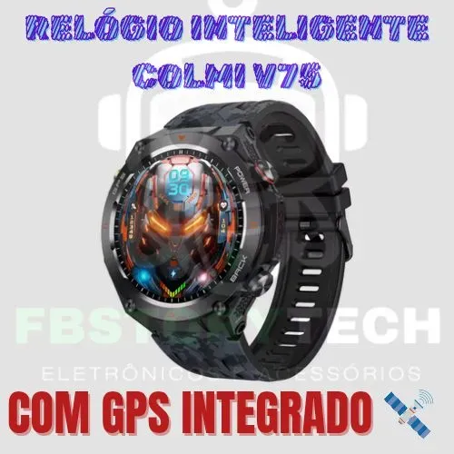 Relógios Inteligente COLMi V75 GPS - Tecnologia Premium, Preço Justo e Estoque Limitado!<br>