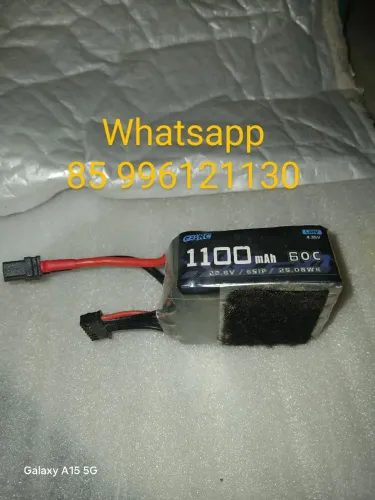 Bateria GEP RC 1100mAh 6S 60C em dinheiro 