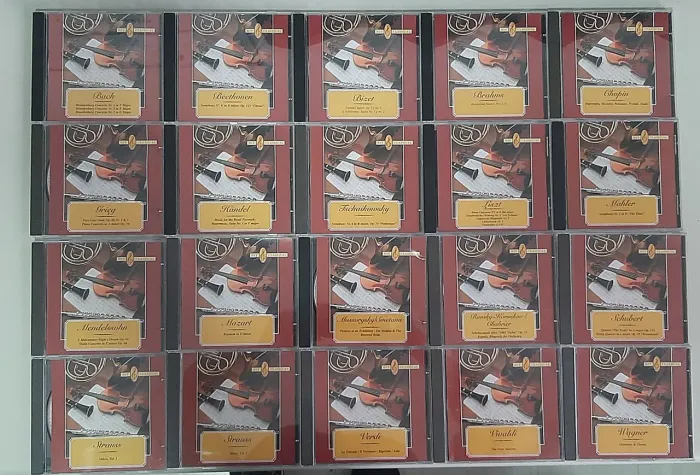 Coleção de 20 CDs de Música Clássica - 20 Compositores
