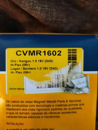 Kit de Cabo de vela e velas de ignição