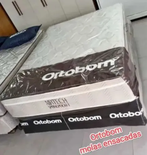Colchão Ortobom Airtech Molas Ensacadas 138x188 Pronta Entrega