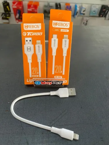 Cabo USB-C Lightning Hrebos 20cm
