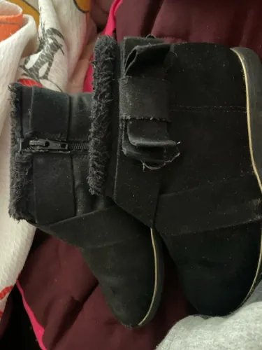 Bota infanti  camurça  