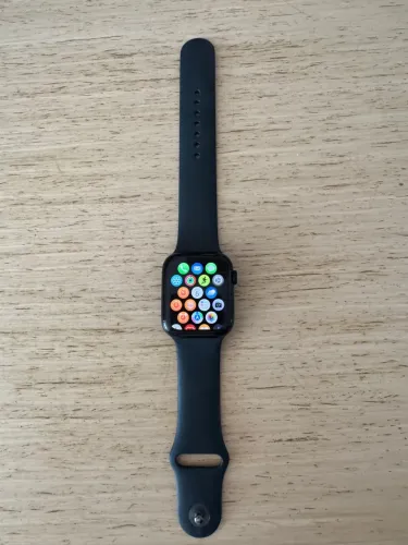 Apple Watch SE GPS - 44mm ? Caixa meia-noite de alumínio + Pulseira esportiva M/G