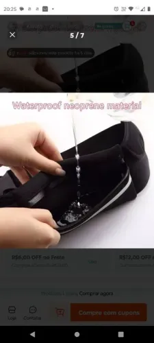 Pochete de corrida impermeável - neoprene