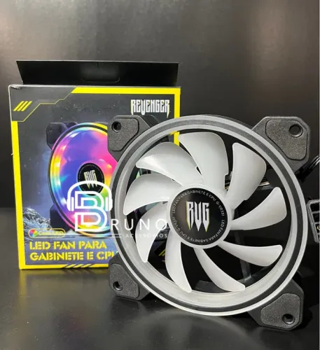Fan RGB para Gabinete e CPU 120mm - Revanger