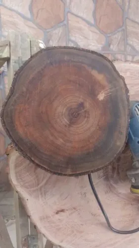 Roda de Madeira para Decoração de Jardim
