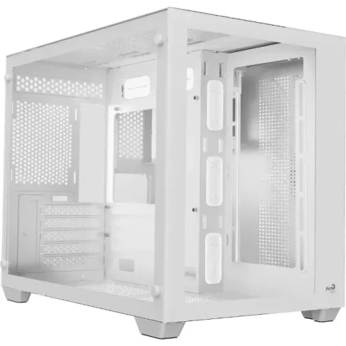 Gabinete Gamer Aerocool Dryft White *Sem Fan Led* - Micro-ATX e Mini-ITX - WZetta