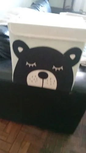 Caixas para guardar brinquedos e afins lindas e dobráveis de tecido