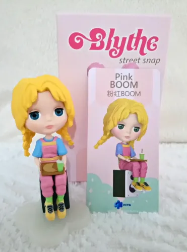boneca mini blythe street snap pink boom