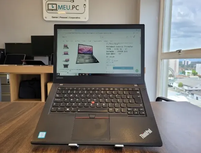 Notebook Lenovo ThinkPad T470 | Core i5 | 6ª Geração | 256GB SSD | 8GB DDR4 | 14"