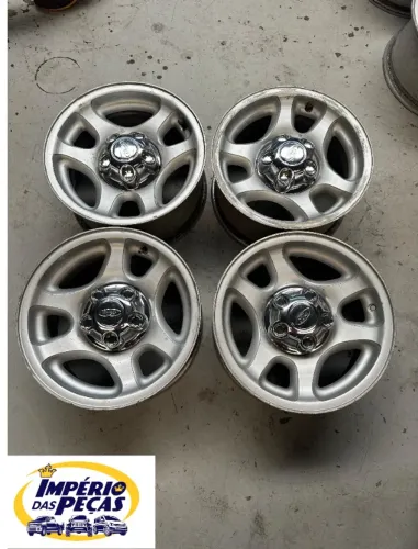 Jogo Roda Ranger Aro 15 Com Calota #42800
