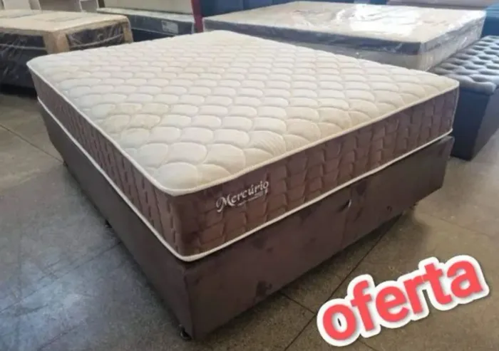 Cama Box Casal Mercurio Conforto e Qualidade