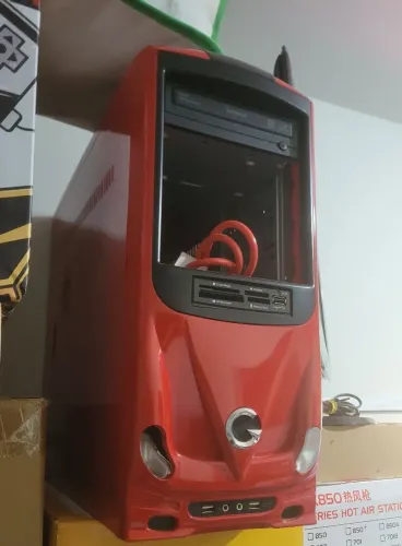Gabinete Gamer grand prix Vermelho