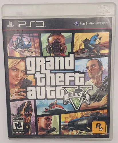 GTA 5 com mapa - PS3