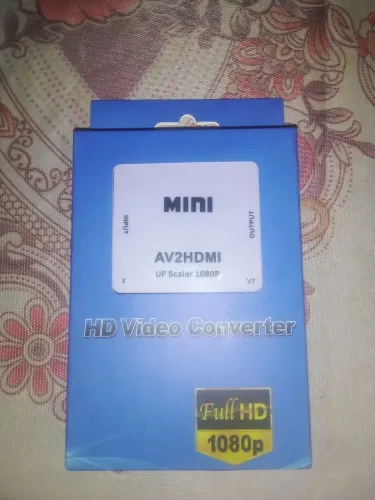Conversor AV2HDMI - Up Scaler 1080P - HD Video Converter
