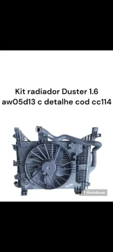 Radiador Duster 1.6 aw05d13 c detalhe cod cc114