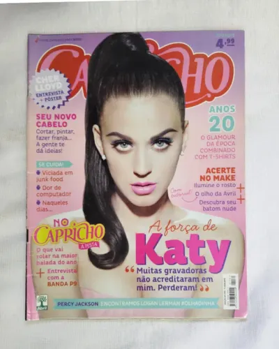 Revista Capricho Nº 1181 - Ago/2013 | Capa: Katy Perry + Pôster Cher Lloyd