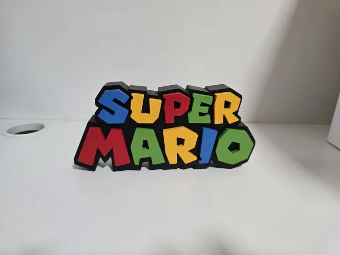Placa Decorativa Super Mario