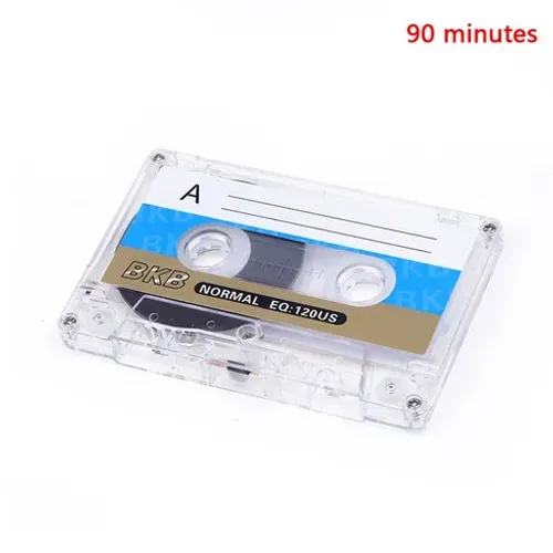 Fita Cassete player Virgem 90 Minutos EQ:120US k7  tape deck gravador walkman toca fitas