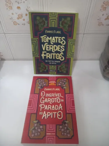 2 Livros Fannie Flagg Tomates Verdes Fritos continuação Incrível Garoto da Parada do Apito